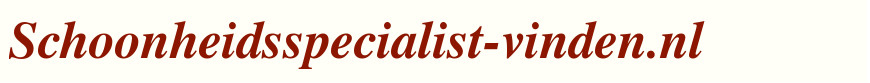 Schoonheidsspecialist-vinden.nl